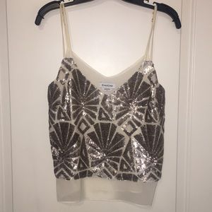 Sequin tank top